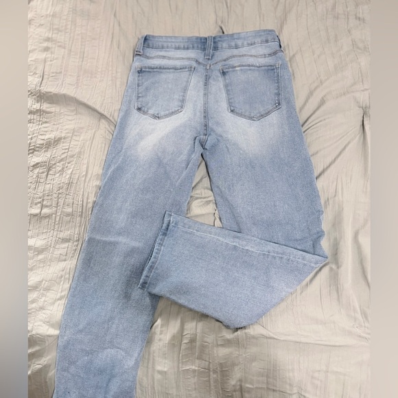 RACHEL Rachel Roy Light Blue Distressed Boyfriend Jeans - Picture 2 of 2